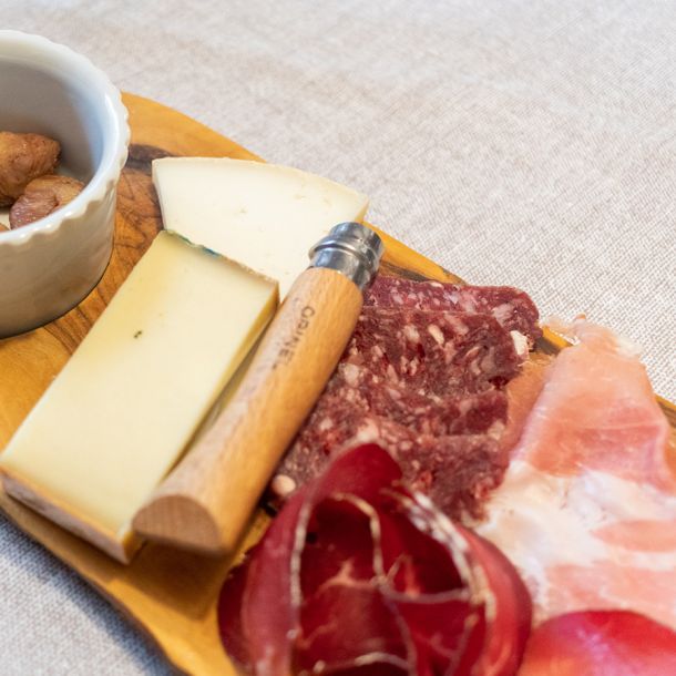 Antipasto del Ristorante Lou Tchappe a Lillaz, frazione di Cogne