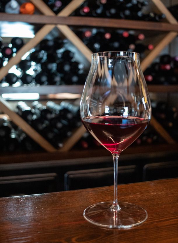 Bancone del Ristorante Lou Tchappe a Lillaz, frazione di Cogne